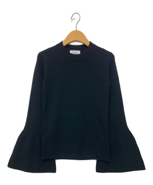 CLANE（クラネ）CLANE (クラネ) BELL SLEEVE KNIT TOPS ブラック サイズ:1の古着・服飾アイテム