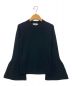 CLANE（クラネ）の古着「BELL SLEEVE KNIT TOPS」｜ブラック