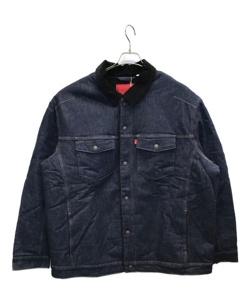 LEVI'S（リーバイス）LEVI'S (リーバイス) SHERPA TRUCKER JACKET  シェルパトラッカージャケット インディゴ サイズ:XXL 未使用品の古着・服飾アイテム