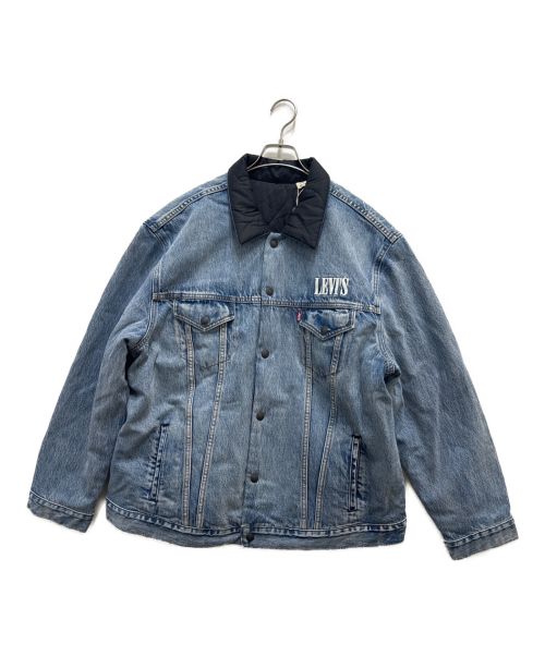 LEVI'S（リーバイス）LEVI'S (リーバイス) Reversible Padded Trucker Denim Jacket ブルー サイズ:2XLの古着・服飾アイテム