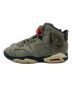 NIKE (ナイキ) TRAVIS SCOTT (トラヴィス スコット) GS Air Jordan 6 Retro カーキ サイズ:23.5cm：28800円