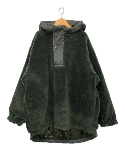 MADE IN STANDARD（メイドインスタンダード）MADE IN STANDARD (メイドインスタンダード) M-43 FIELD PARKA PILE FLEECE グリーン サイズ:Lの古着・服飾アイテム