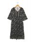 ne quittez pas (ヌキテパ) ETHNIC PRINT FLARE SLEEVE DRESS ブラック サイズ:-：9800円