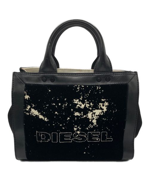 DIESEL（ディーゼル）DIESEL (ディーゼル) 2WAYトートバッグ ブラックの古着・服飾アイテム