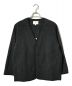 Or（オーアール）の古着「WOOL BLEND OVERSIZED V NECK JACKET」｜ダークグレー