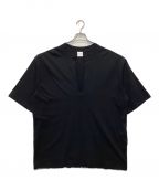 CITYSHOPシティショップ）の古着「KEY NECK Tシャツ」｜ブラック