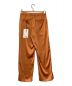 08sircus (ゼロエイトサーカス) Vintage satin slit easy pants オレンジ サイズ:1：6000円