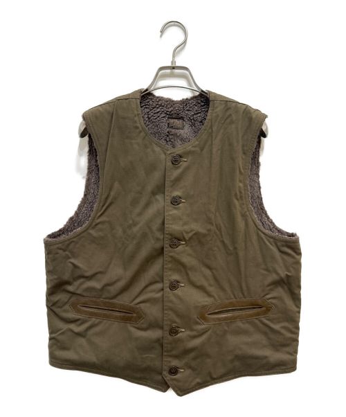 BELAFONTE（ベラフォンテ）BELAFONTE (ベラフォンテ) BOA VEST BF オリーブ サイズ:Mの古着・服飾アイテム