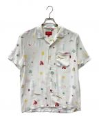 SUPREMEシュプリーム）の古着「Deep Space Rayon S/S Shirt」｜ホワイト