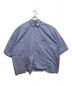 CAMIEL FORTGENS（カミエルフォートヘンス）の古着「RESEARCH DOUBLE SHIRT SHIRT」｜ブルー×ホワイト