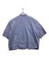 CAMIEL FORTGENS (カミエルフォートヘンス) RESEARCH DOUBLE SHIRT SHIRT ブルー×ホワイト サイズ:S：21800円