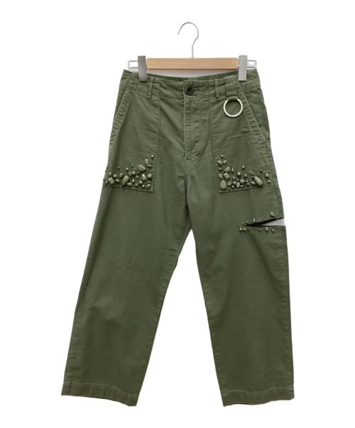 UNDERCOVER（アンダーカバー）UNDERCOVER (アンダーカバー) Decorative Baker Pants オリーブ サイズ:1の古着・服飾アイテム