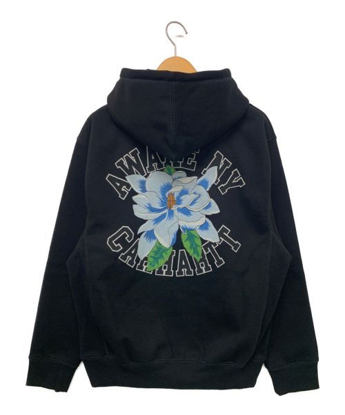 Carhartt WIP（カーハート）Carhartt WIP (カーハートダブリューアイピー) AWAKE (アウェイク) HOODED SWEATSHIRT ブラック サイズ:Mの古着・服飾アイテム