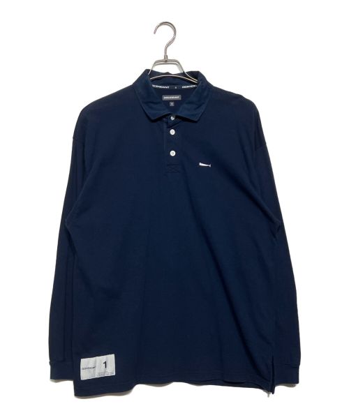 DESCENDANT（ディセンダント）DESCENDANT (ディセンダント) CACHALOT POLO LS ネイビー サイズ:１の古着・服飾アイテム