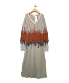 MURRAL（ミューラル）の古着「Water mirror knit dress」｜グレー