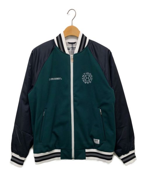 HORN GARMENT（ホーンガーメント）HORN GARMENT (ホーンガーメント) HPC Jersey Blouson グリーン サイズ:46の古着・服飾アイテム