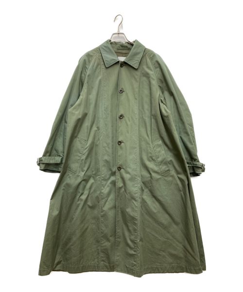 Phlannel（フランネル）Phlannel (フランネル) Cotton Satin French Motorcycle Coat カーキ サイズ:3の古着・服飾アイテム