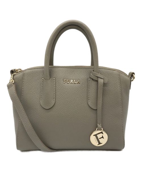 FURLA（フルラ）FURLA (フルラ) TESSA 2WAYショルダーバッグ グレージュの古着・服飾アイテム