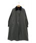 mizuiro-ind (ミズイロインド) back boa coat  グレー サイズ:-：12800円