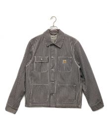 CarHartt（カーハート）の古着「MICHIGAN COAT」｜ネイビー×ホワイト