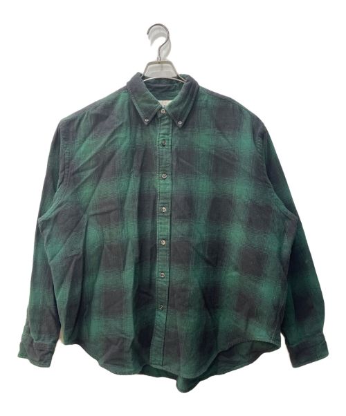 THE SHINZONE（ザ シンゾーン）THE SHINZONE (ザ シンゾーン) Ombre Check Shirt　21AMSBL01 グリーンブラック サイズ:Fの古着・服飾アイテム