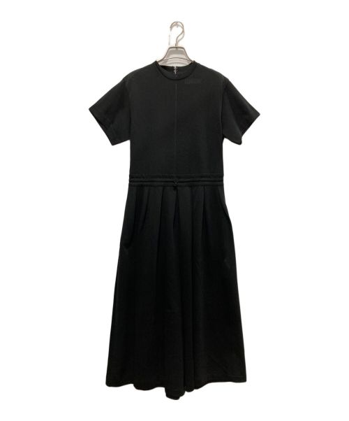 TOGA PULLA（トーガ プルラ）TOGA PULLA (トーガ プルラ) High twist jersey jumpsuit/ハイツイストジャージージャンプスーツ ブラック サイズ:36の古着・服飾アイテム