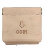 JOLI ALL LEATHER ITEMSジョリオールレザーアイテムズ）の古着「外コインケースの三つ折財布」