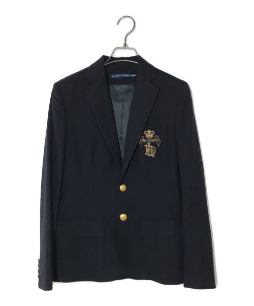 RALPH LAUREN（ラルフローレン）RALPH LAUREN (ラルフローレン) 金釦テーラードジャケット ブラック サイズ:2の古着・服飾アイテム