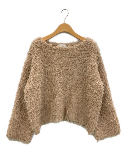 CLANE（クラネ）CLANE (クラネ) BEAR HAND KNIT TOPS ベージュ サイズ:1の古着・服飾アイテム