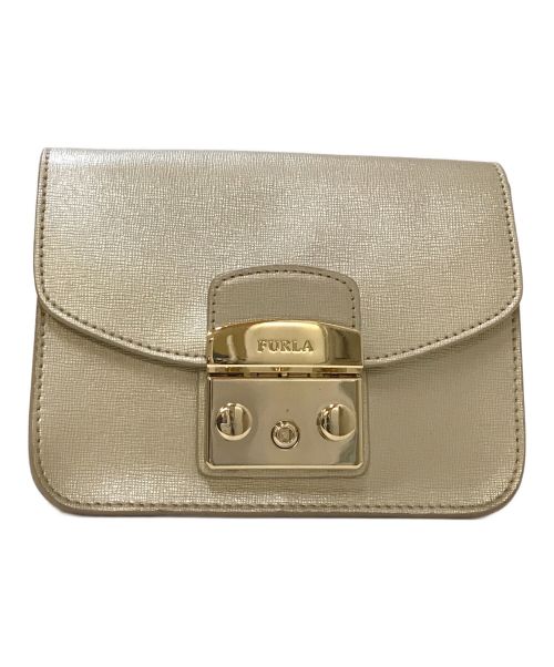 FURLA（フルラ）FURLA (フルラ) メトロポリス チェーンショルダーバッグ ゴールドの古着・服飾アイテム