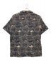 GAKKIN (ガッキン) JACQUARD LOTUS LEAVES S／S SHIRT ブラック サイズ:M：29800円