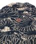 中古・古着 GAKKIN (ガッキン) JACQUARD LOTUS LEAVES S／S SHIRT ブラック サイズ:M：29800円