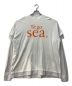 SEA（シー）の古着「Tシャツ  コットンバイカラー4XLレイヤードグラフィックロングスリーブTEEシャツ   110721121」｜ホワイト