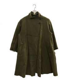 3.1 phillip lim（スリーワンフィリップリム）の古着「wrap blanket coat/3.1 phillip lim」｜カーキ