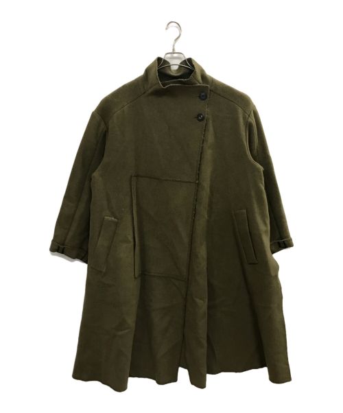 3.1 phillip lim（スリーワンフィリップリム）3.1 phillip lim (スリーワンフィリップリム) wrap blanket coat/3.1 phillip lim カーキ サイズ:XS/Sの古着・服飾アイテム