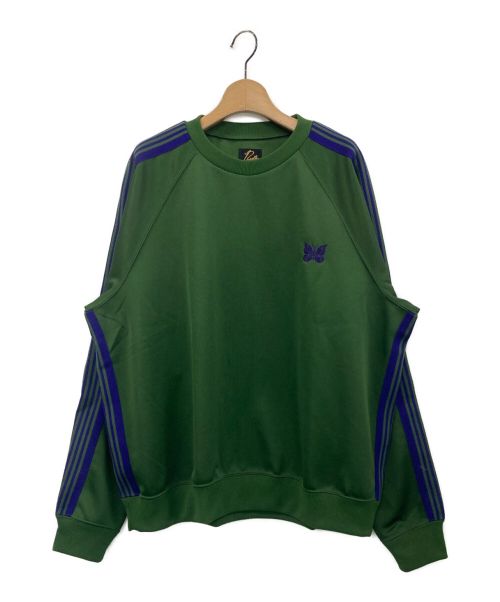 Needles（ニードルズ）Needles (ニードルズ) Track Crew Neck Shirt グリーン サイズ:Mの古着・服飾アイテム