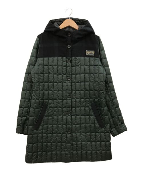 Patagonia（パタゴニア）Patagonia (パタゴニア) Recycled Down Hooded Coat グリーン サイズ:Sの古着・服飾アイテム