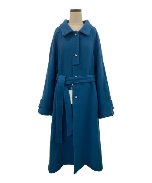 Ameri（アメリ）Ameri (アメリ) SOFT WOOL BAL COLLAR COAT ブルー サイズ:Mの古着・服飾アイテム