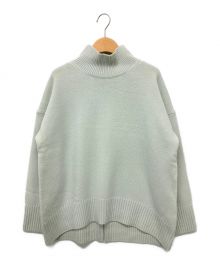 23区（ニジュウサンク）の古着「ウールカシミヤブレンドスタンドネックニット」｜ミント