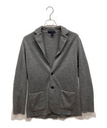 LARDINI（ラルディーニ）の古着「ニット2Bジャケット」｜グレー