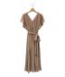 HER LIP TO（ハーリップトゥ）の古着「Bon Voyage Belted Long Dress」｜ベージュ