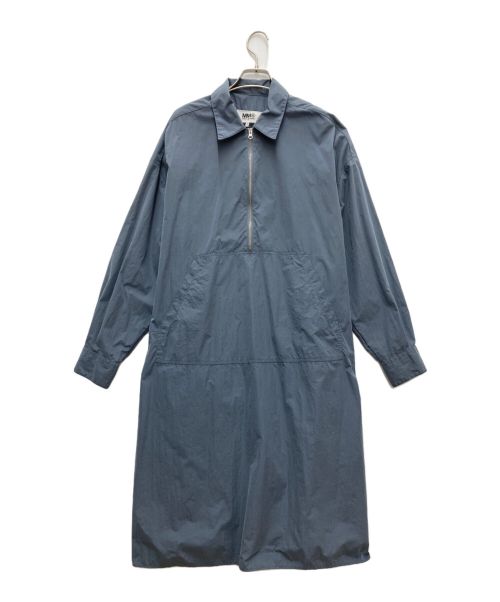 MM6 Maison Margiela（エムエムシックス メゾンマルジェラ）MM6 Maison Margiela (エムエムシックス メゾンマルジェラ) ハーフジップナイロンワンピース グレー サイズ:Sの古着・服飾アイテム