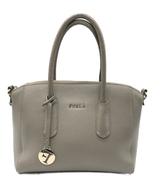 FURLA（フルラ）FURLA (フルラ) 2WAYショルダーバッグ グレーの古着・服飾アイテム