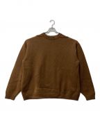 STUDIO NICHOLSONスタジオニコルソン）の古着「ENGLISH LAMBSWOOL 5GG GUERNSEY 51-10-122003」｜ブラウン