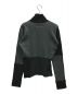 MM6 Maison Margiela (エムエムシックス メゾンマルジェラ) 22AW PANELED SWEATSHIRT ブラック×グリーン サイズ:M：7800円