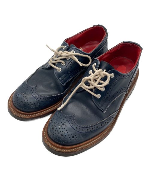 Tricker's（トリッカーズ）Tricker's (トリッカーズ) JUNYA WATANABE COMME des GARCONS ((ジュンヤワタナベ コムデギャルソン) ウィングチップシューズ ネイビー サイズ:4.4の古着・服飾アイテム