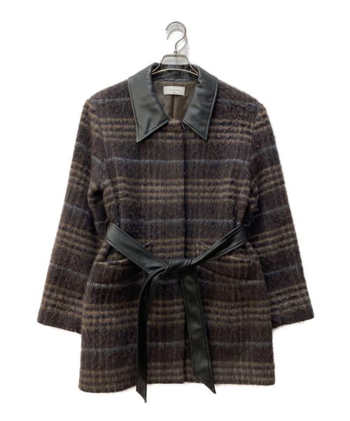 taupe（トープ）taupe (トープ) Airy Wool Shaggy Coat TPW21303001 ブラウン サイズ:2の古着・服飾アイテム