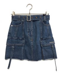 PRANK PROJECT（プランクプロジェクト）の古着「Mini Cargo Skirt」｜ブルー