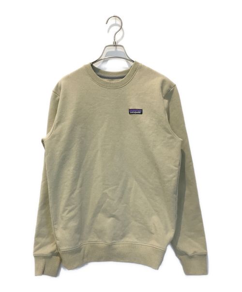 Patagonia（パタゴニア）Patagonia (パタゴニア) P-6 Label Uprisal Crew Sweatshirt ベージュ サイズ:Sの古着・服飾アイテム