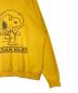 中古・古着 HUMAN MADE (ヒューマンメイド) PEANUTS (ピーナッツ) PEANUTS SWEATSHIRT #3 イエロー サイズ:XL：18000円